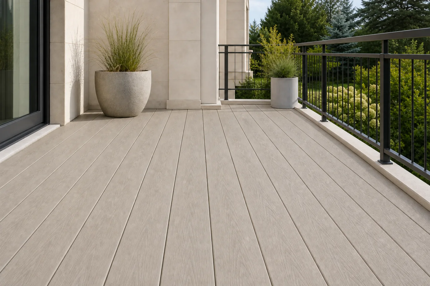White Oak PVC decking board